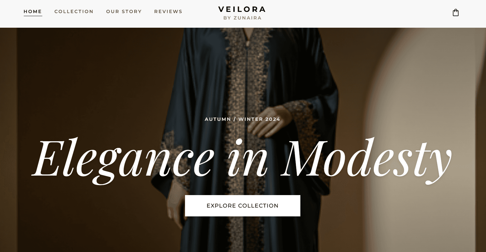 Veilora Abaya Website