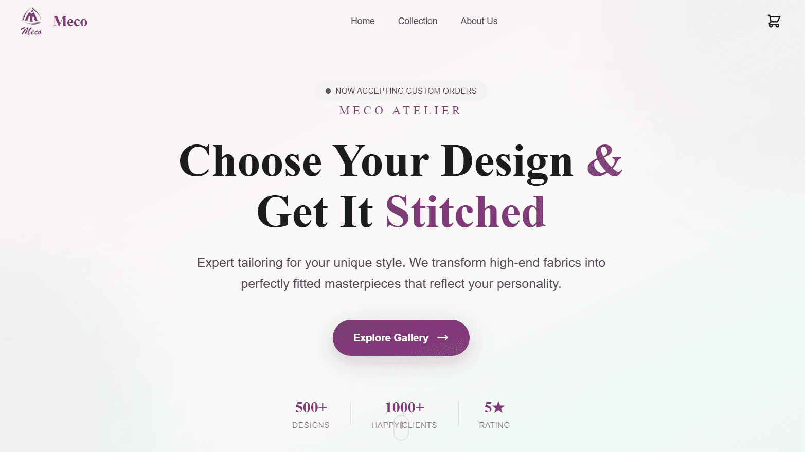 Meco Atelier Website
