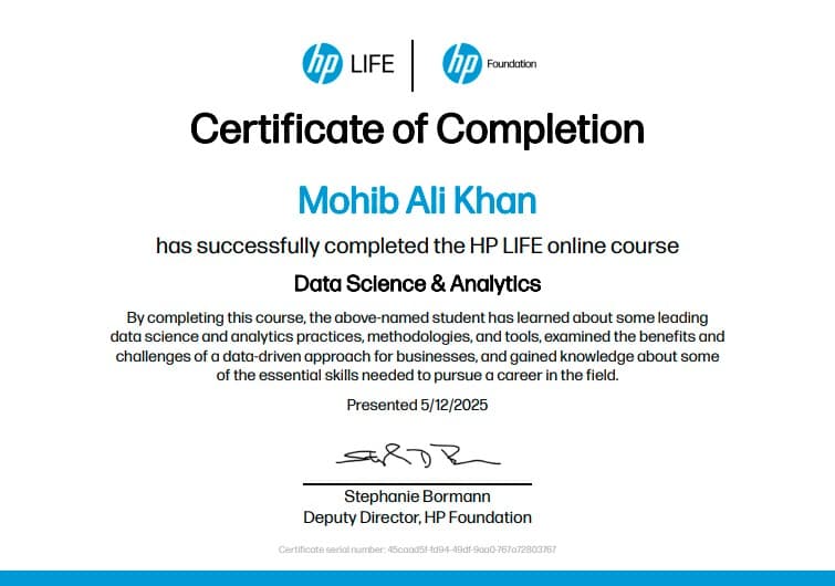 Data Science and Analytics