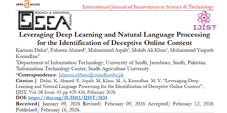 Leveraging Deep Learning and NLP for the Identification of Deceptive Online Content